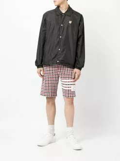 Thom Browne 4-Bar stripe checked shorts