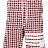 Thom Browne 4-Bar stripe checked shorts