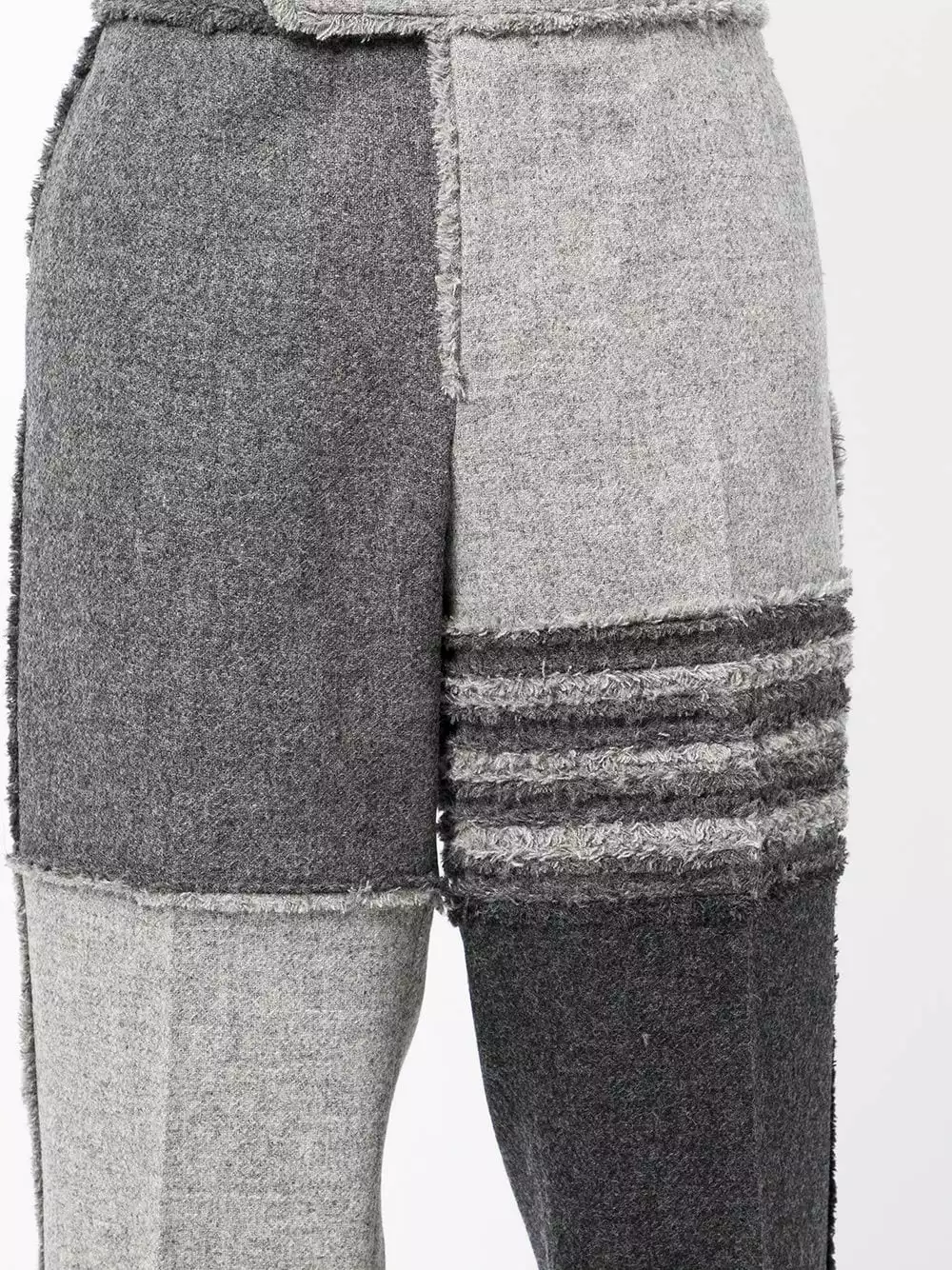 Thom Browne 4 Bar stripe cropped trousers cropped pants of men 5 Thom Browne 4-Bar stripe cropped trousers