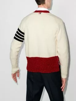 Thom Browne 4 Bar tweed cardigan cardigans of men 7 Thom Browne 4-Bar tweed cardigan