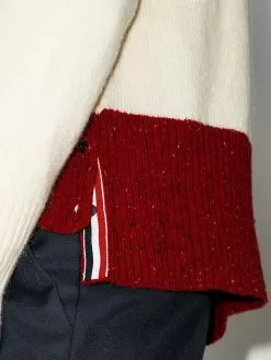 Thom Browne 4 Bar tweed cardigan cardigans of men 8 Thom Browne 4-Bar tweed cardigan