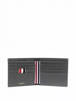 Thom Browne grained bi-fold wallet