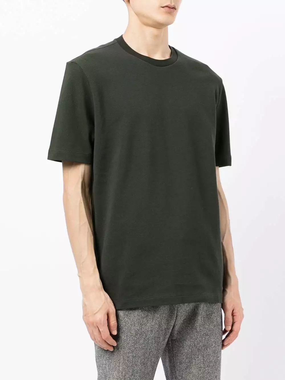 Thom Browne Round neck short sleeve T shirt t-shirts of men 3 Thom Browne round-neck short-sleeve T-shirt