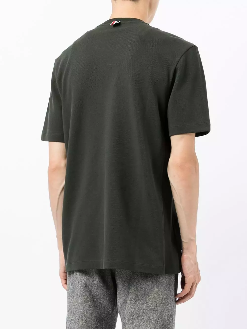 Thom Browne Round neck short sleeve T shirt t-shirts of men 4 Thom Browne round-neck short-sleeve T-shirt