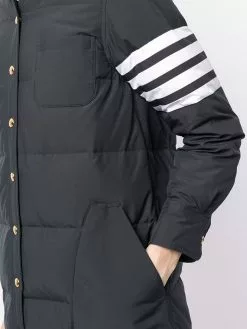 Thom Browne 4 Bar stripe padded coat down jackets of women 9 Thom Browne 4-Bar stripe padded coat