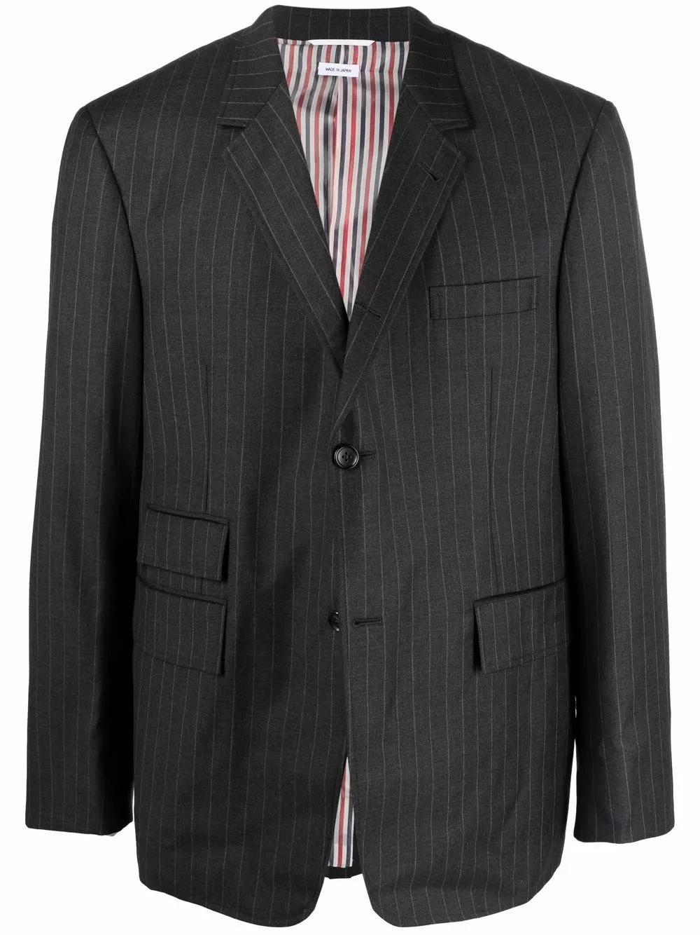 Thom Browne Striped tailored blazer blazers of men 1 Thom Browne striped tailored blazer