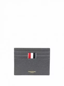 Thom Browne RWB-stripe pebbled cardholder