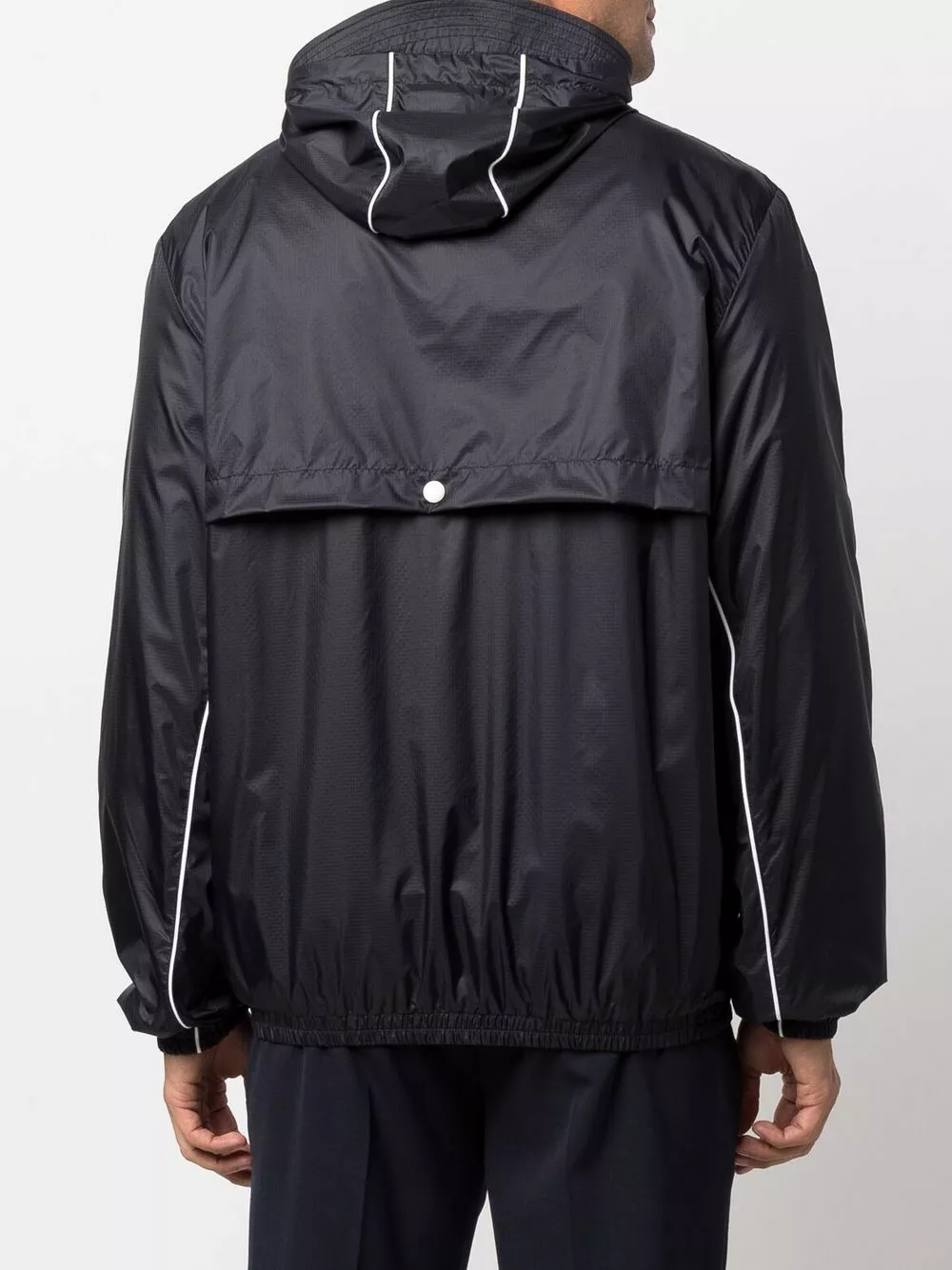 Thom Browne Logo patch hooded jacket sport jackets & windbreakers of men 4 Thom Browne logo patch hooded jacket