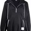 Thom Browne logo patch hooded jacket