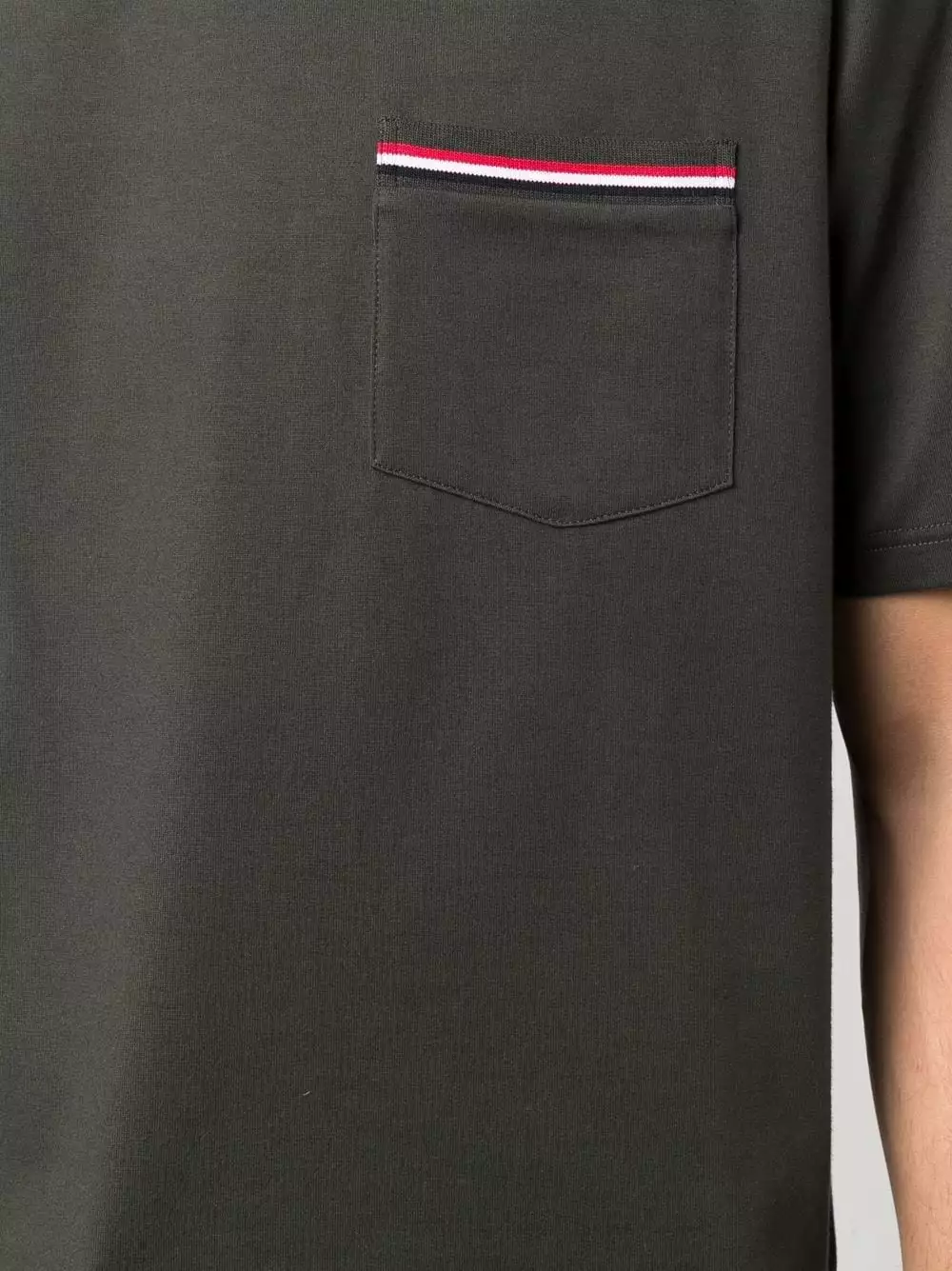 Thom Browne RWB stripe cotton T shirt t-shirts of men 5 Thom Browne RWB-stripe cotton T-shirt