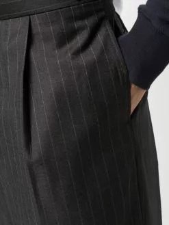 Thom Browne pinstripe wide-leg tailored trousers