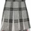 Thom Browne check pleated skirt