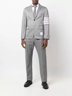 Thom Browne pressed-crease tailored trousers