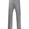 Thom Browne pressed-crease tailored trousers