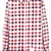 Thom Browne check-print long-sleeve shirt