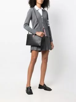 Thom Browne logo-print crossbody bag