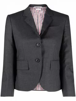Thom Browne cropped single-breasted blazer