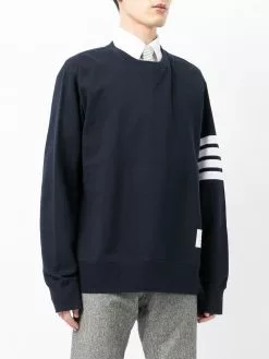 Thom Browne 4-Bar stripe sweatshirt