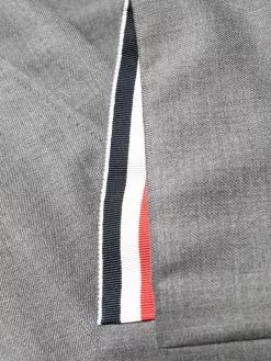 Thom Browne cuffed-hem cropped trousers