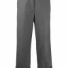 Thom Browne cuffed-hem cropped trousers