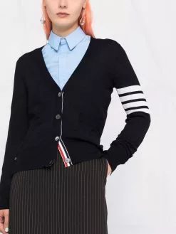 Thom Browne 4 Bar merino wool cardigan cardigans of women 10 Thom Browne 4-Bar merino wool cardigan
