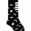 Thom Browne animal knit mid-calf socks