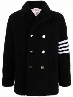 Thom Browne 4-Bar stripe double-breasted jacket