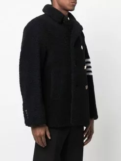 Thom Browne 4-Bar stripe double-breasted jacket