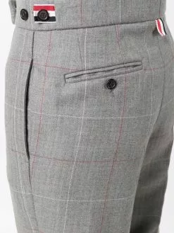 Thom Browne cropped pinstriped trousers