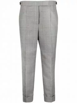 Thom Browne cropped pinstriped trousers