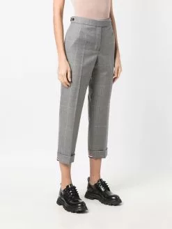 Thom Browne cropped pinstriped trousers