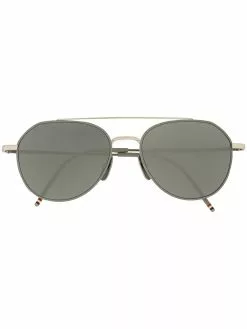 Thom Browne RWB aviator-frame sunglasses