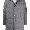 Thom Browne 4-Bar padded coat