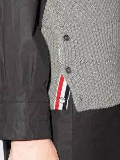 Thom Browne 4-Bar V-neck vest
