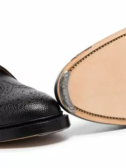 Thom Browne punch-hole leather brogues