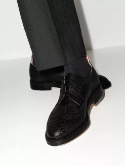 Thom Browne punch-hole leather brogues