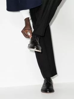 Thom Browne punch-hole leather brogues