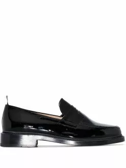 Thom Browne patent leather penny loafers