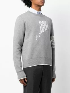 Thom Browne 4 Bar stripe jumper knitted sweaters of men 9 Thom Browne 4-Bar stripe jumper