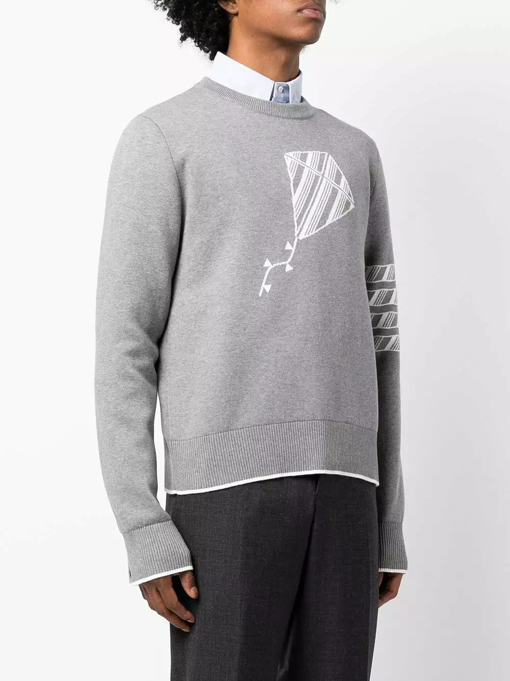 Thom Browne 4 Bar stripe jumper knitted sweaters of men 4 Thom Browne 4-Bar stripe jumper