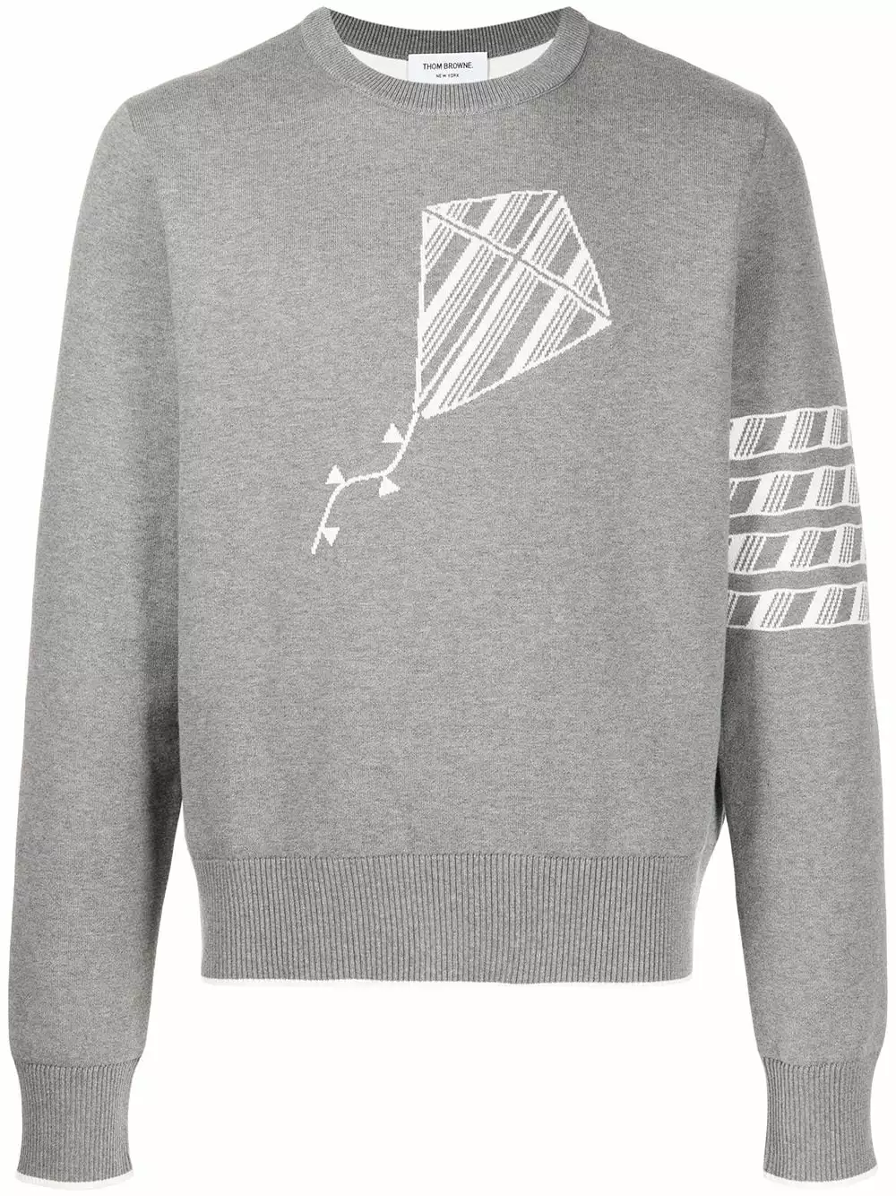 Thom Browne 4 Bar stripe jumper knitted sweaters of men 1 Thom Browne 4-Bar stripe jumper